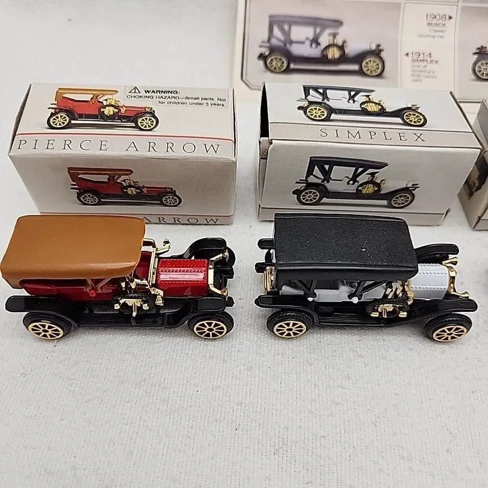 Car 4 Lot Reader's Digest 1:64 Scale Diecast Classic Mini New In Box & Ad VTG